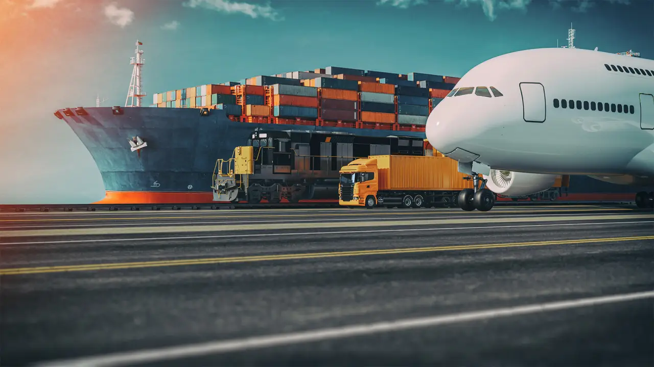 Air freight loading operation